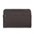 VN Polyester Lightweight 14-inch Laptop Bags Tablet Briefcase (Dark Brown)